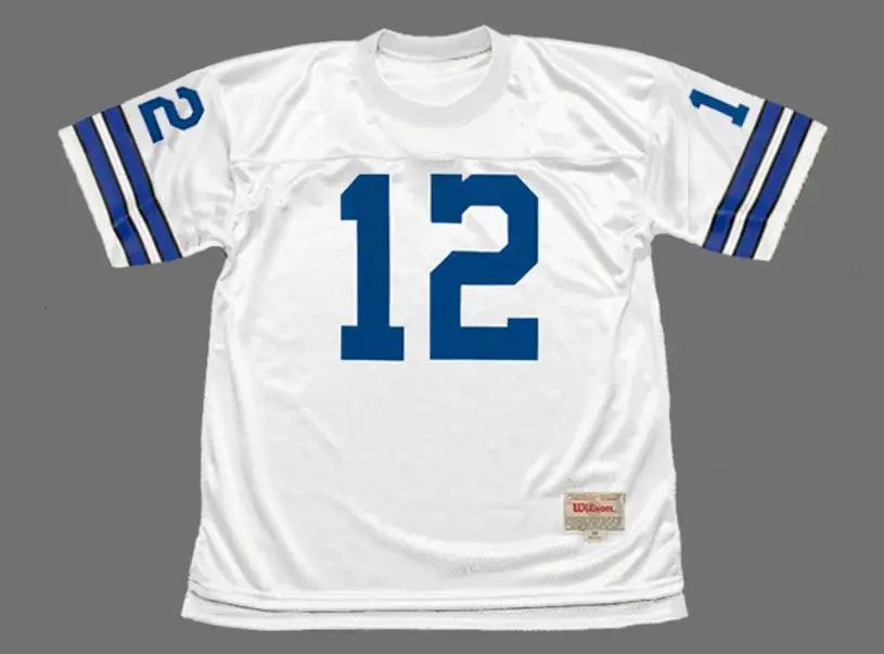 ROGER STAUBACH Dallas Cowboys 1971 Throwback NFL Football Jersey