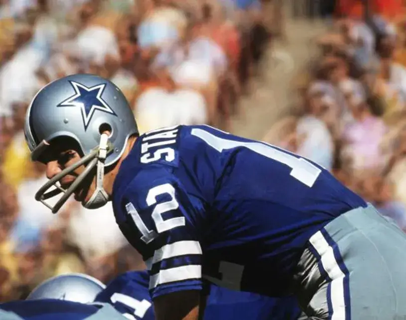 ROGER STAUBACH Dallas Cowboys 1973 Throwback NFL Football Jersey 