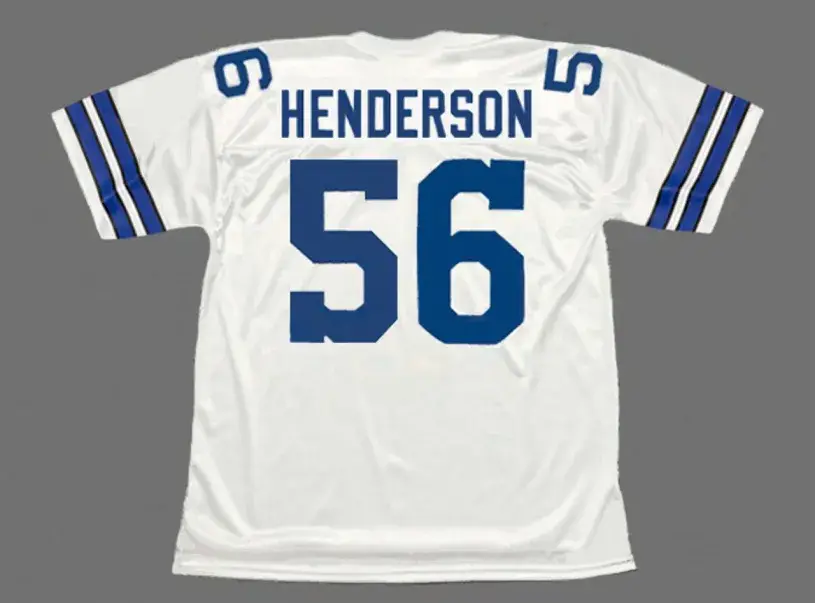 THOMAS HENDERSON Dallas Cowboys 1977 Throwback NFL Football Jersey 