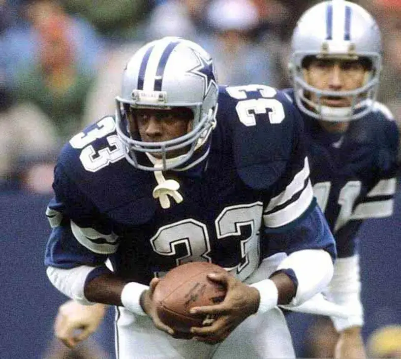 TONY DORSETT Dallas Cowboys 1985 NFL Football Throwback Jersey 