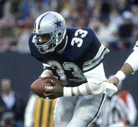 TONY DORSETT Dallas Cowboys 1985 NFL Football Throwback Jersey 