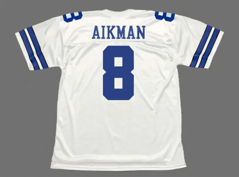 TROY AIKMAN Dallas Cowboys 1994 Throwback NFL Football Jersey 