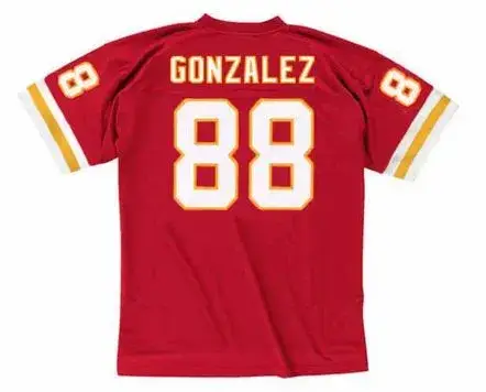 TONY GONZALEZ Kansas City Chiefs 1998 Throwback Home NFL Football Jersey 