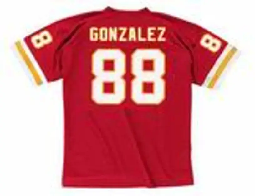 TONY GONZALEZ Kansas City Chiefs 1998 Throwback Home NFL Football Jersey 