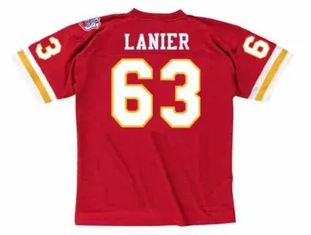 WILLIE LANIER Kansas City Chiefs 1969 Throwback Home NFL Football Jersey 