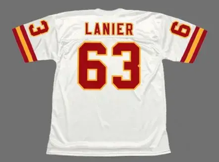 WILLIE LANIER Kansas City Chiefs 1973 Throwback NFL Football Jersey 