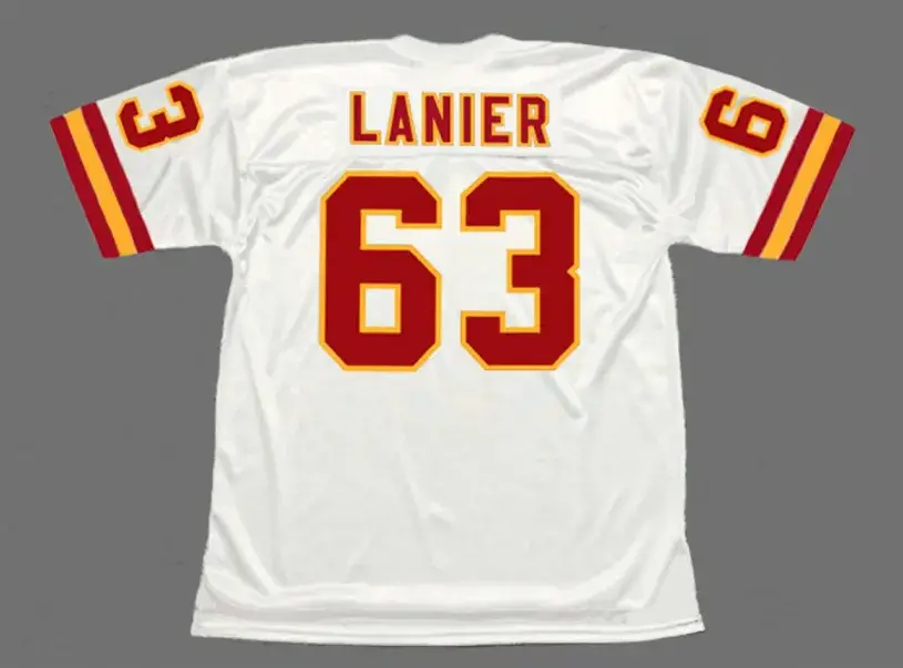 WILLIE LANIER Kansas City Chiefs 1973 Throwback NFL Football Jersey 