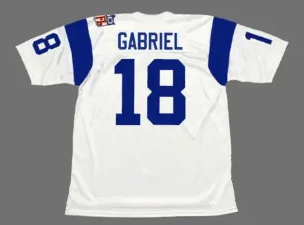 ROMAN GABRIEL Los Angeles Rams 1969 Throwback NFL Football Jersey 