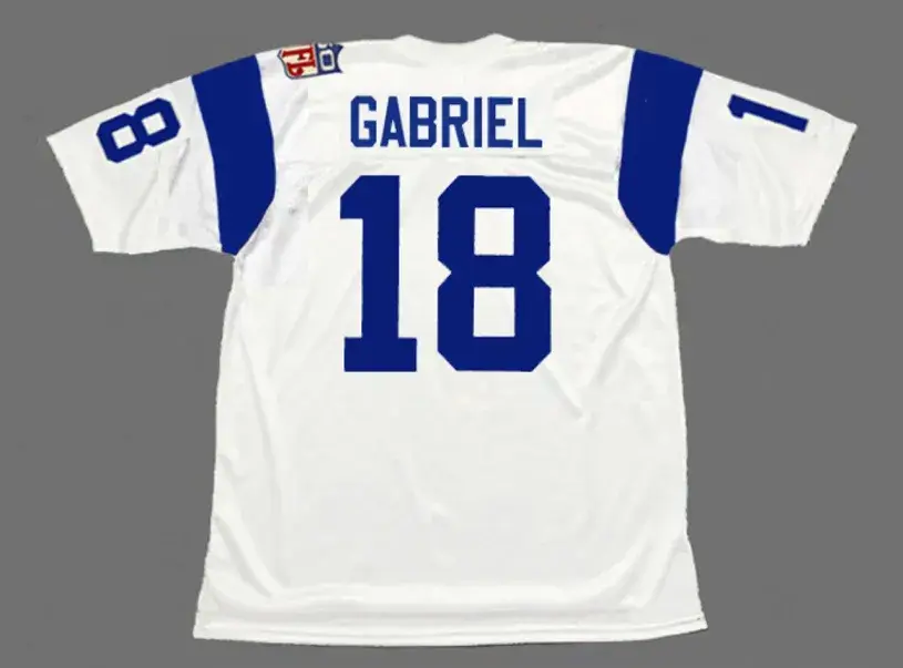 ROMAN GABRIEL Los Angeles Rams 1969 Throwback NFL Football Jersey 