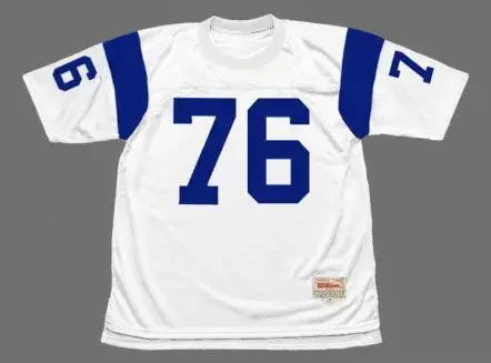 ROSEY GRIER Los Angeles Rams 1960’s Throwback NFL Football Jersey