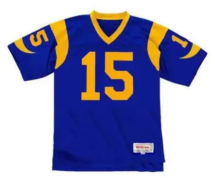 VINCE FERRAGAMO Los Angeles Rams 1979 Throwback NFL Football Jersey