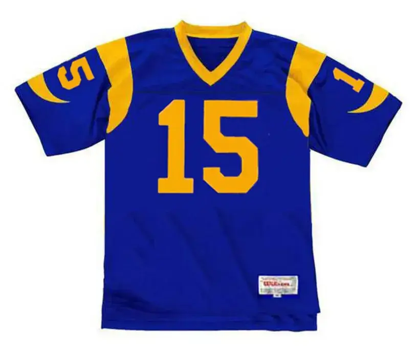 VINCE FERRAGAMO Los Angeles Rams 1979 Throwback NFL Football Jersey