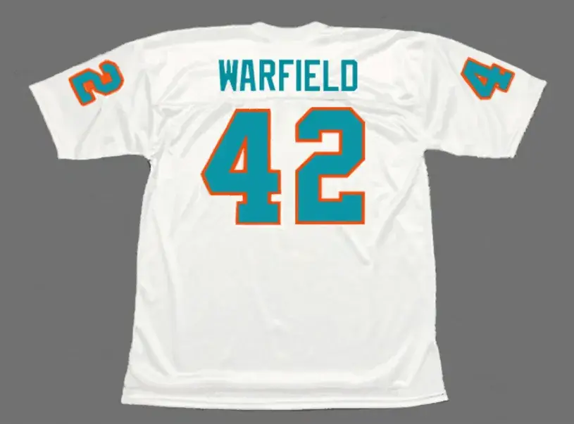 PAUL WARFIELD Miami Dolphins 1972 Throwback NFL Football Jersey 