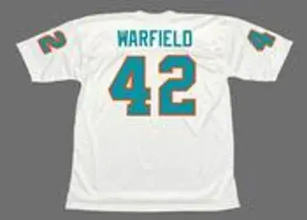 PAUL WARFIELD Miami Dolphins 1972 Throwback NFL Football Jersey 