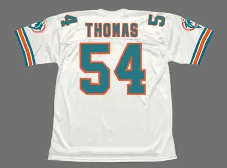 ZACH THOMAS Miami Dolphins 1996 Throwback NFL Football Jersey 
