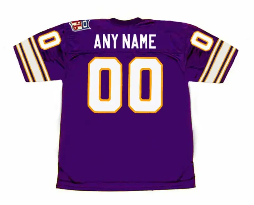 MINNESOTA VIKINGS 1969 Throwback Home NFL Jersey Customized “Any Name & Number(s)” 