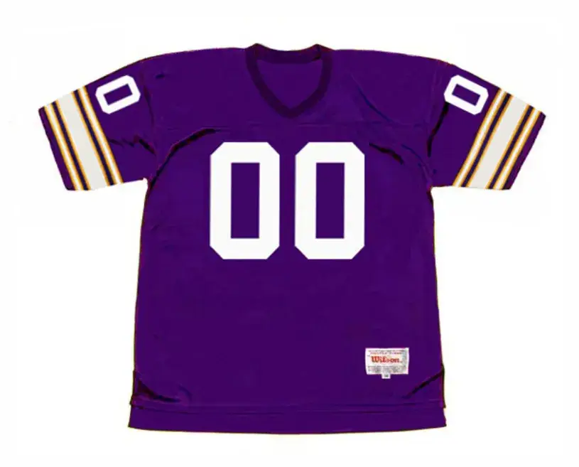 MINNESOTA VIKINGS 1970’s Throwback Home NFL Jersey Customized “Any Name & Number(s)”