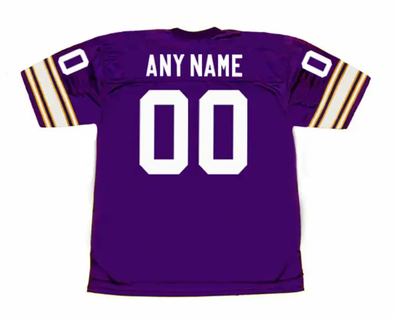 MINNESOTA VIKINGS 1970’s Throwback Home NFL Jersey Customized “Any Name & Number(s)” 