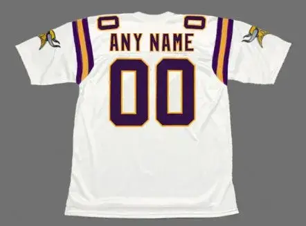 MINNESOTA VIKINGS 1990’s Throwback Away NFL Jersey Customized “Any Name & Number(s)” 