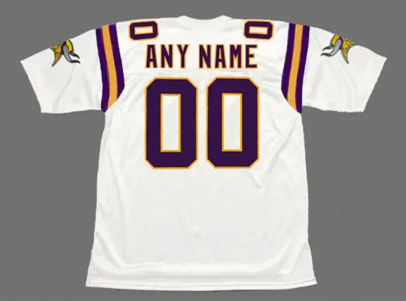 MINNESOTA VIKINGS 1990’s Throwback Away NFL Jersey Customized “Any Name & Number(s)” 