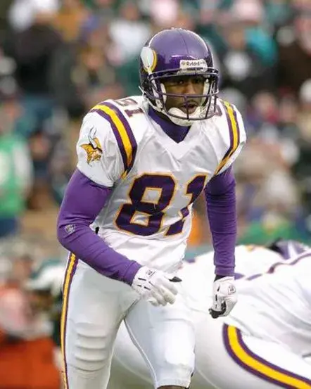 NATE BURLESON Minnesota Vikings 2004 Away Throwback NFL Football Jersey 