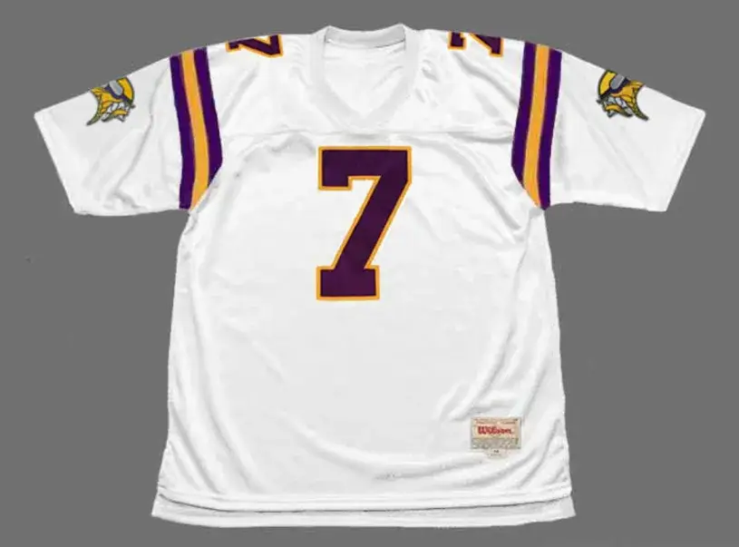 RANDALL CUNNINGHAM Minnesota Vikings 1998 Away Throwback NFL Football Jersey