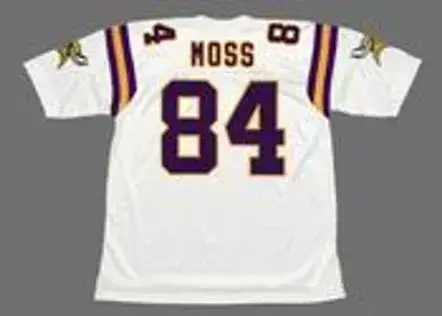 RANDY MOSS Minnesota Vikings 2003 Away Throwback NFL Football Jersey 