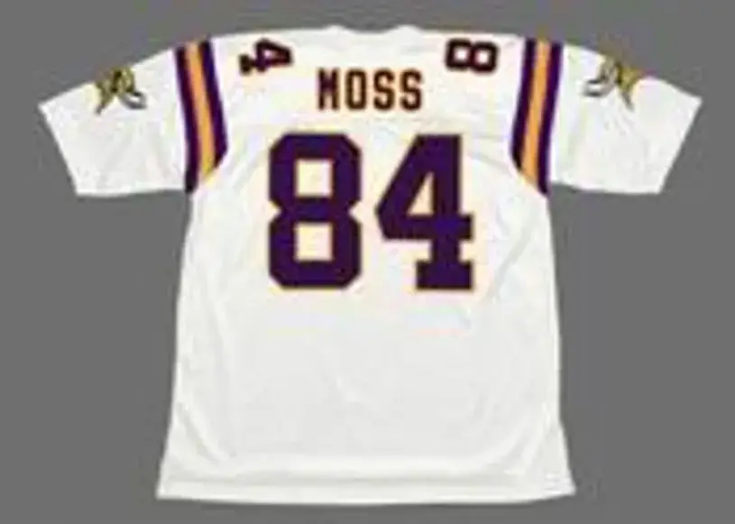 RANDY MOSS Minnesota Vikings 2003 Away Throwback NFL Football Jersey 