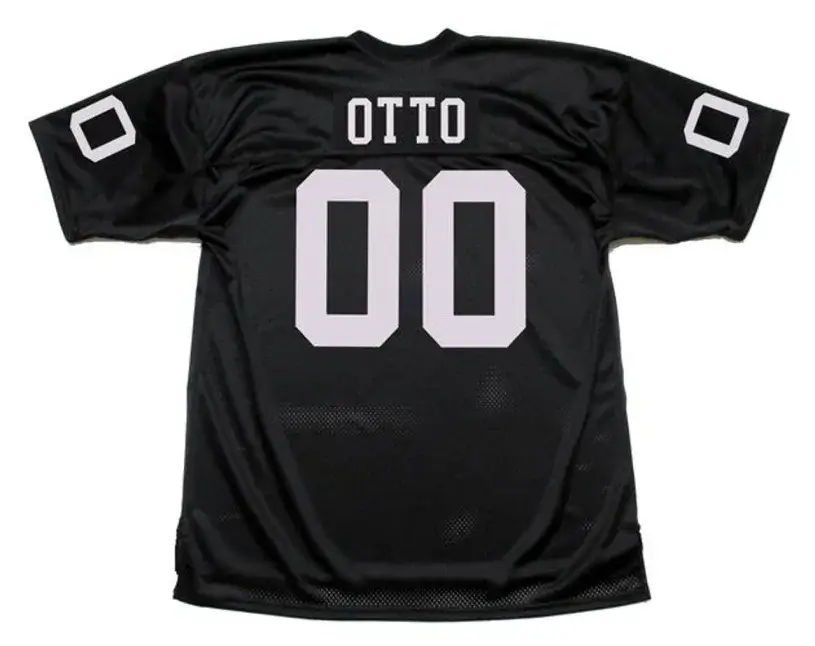 JIM OTTO Oakland Raiders 1970 Home Throwback NFL Football Jersey 