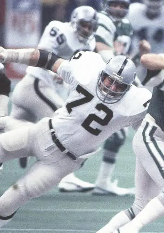 JOHN MATUSZAK Oakland Raiders 1976 Throwback Away NFL Football Jersey 