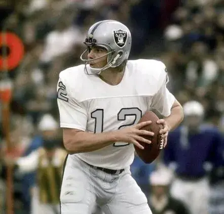 KEN STABLER Oakland Raiders 1970 Away Throwback NFL Football Jersey 