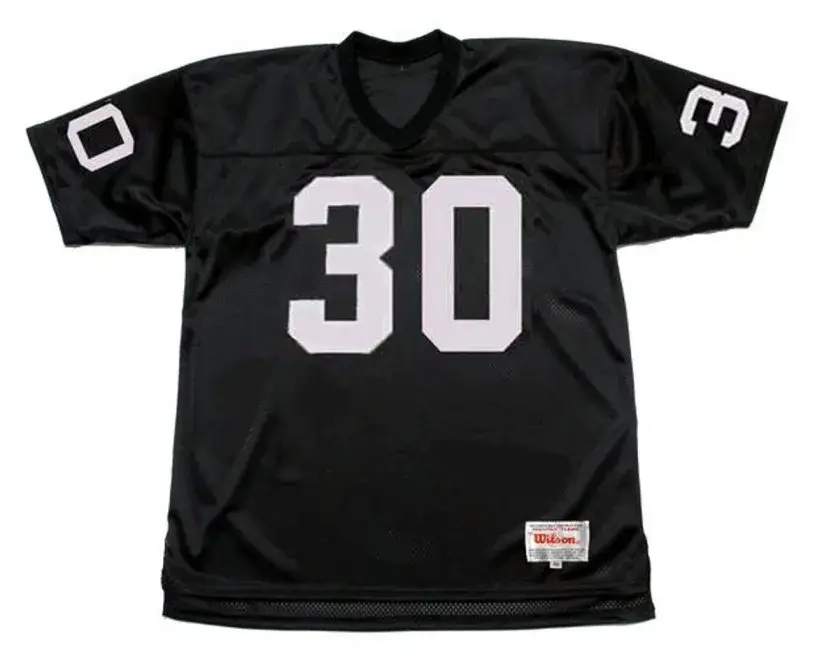 MARK VAN EEGHEN Oakland Raiders 1976 Throwback Home NFL Football Jersey