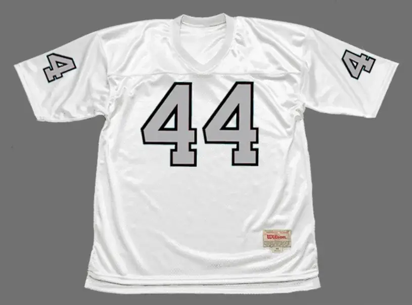 MARV HUBBARD Oakland Raiders 1970 Away Throwback NFL Football Jersey