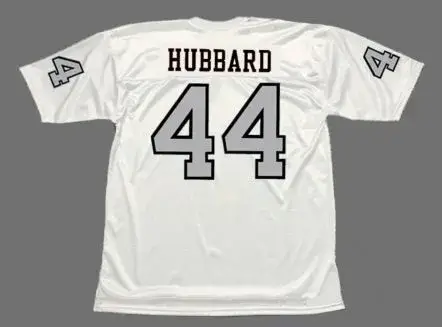 MARV HUBBARD Oakland Raiders 1970 Away Throwback NFL Football Jersey 