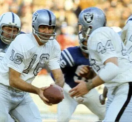 MARV HUBBARD Oakland Raiders 1970 Away Throwback NFL Football Jersey 