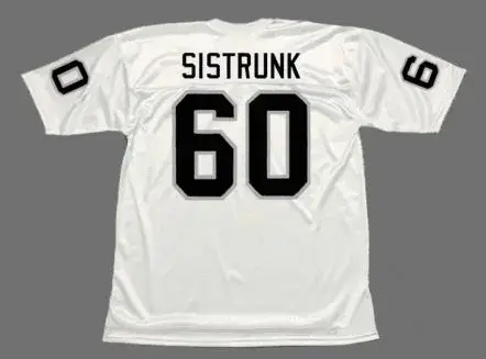 OTIS SISTRUNK Oakland Raiders 1976 Away Throwback NFL Football Jersey 