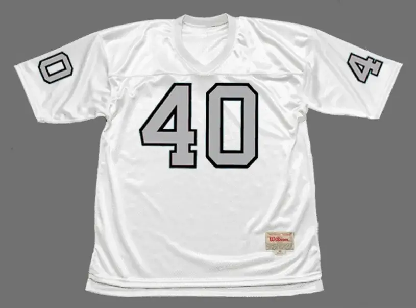 PETE BANASZAK Oakland Raiders 1970 Away Throwback NFL Football Jersey