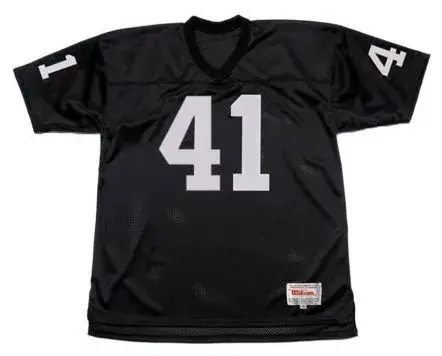 PHIL VILLAPIANO Oakland Raiders 1976 Throwback Home NFL Football Jersey