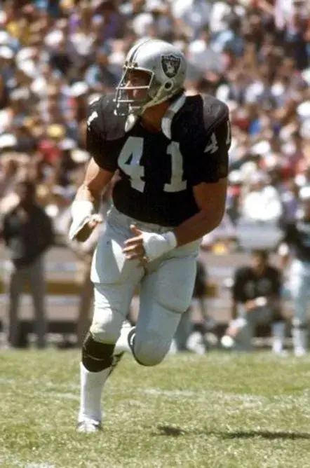 PHIL VILLAPIANO Oakland Raiders 1976 Throwback Home NFL Football Jersey 