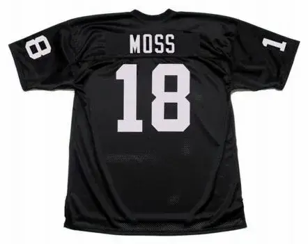 RANDY MOSS Oakland Raiders 2005 Home Throwback NFL Football Jersey 