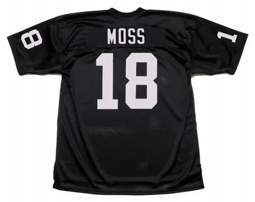 RANDY MOSS Oakland Raiders 2005 Home Throwback NFL Football Jersey 