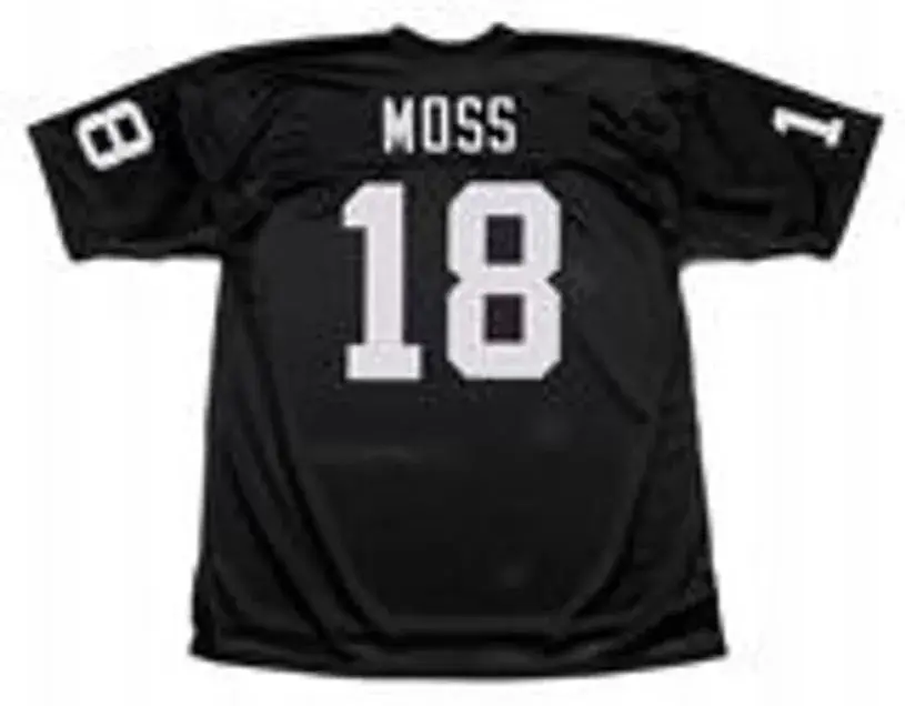 RANDY MOSS Oakland Raiders 2005 Home Throwback NFL Football Jersey 