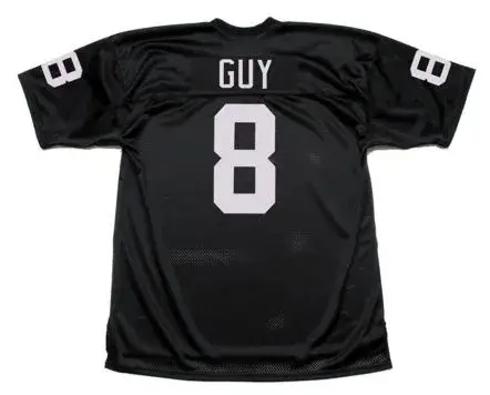 RAY GUY Oakland Raiders 1976 Throwback Home NFL Football Jersey 