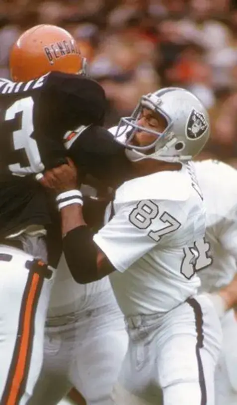 RAYMOND CHESTER Oakland Raiders 1970 Away Throwback NFL Football Jersey 