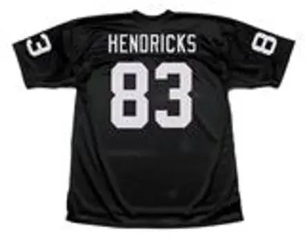 TED HENDRICKS Oakland Raiders 1976 Throwback Home NFL Football Jersey 
