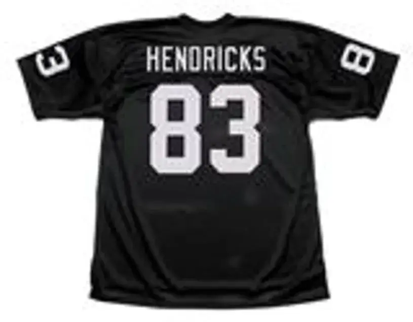 TED HENDRICKS Oakland Raiders 1976 Throwback Home NFL Football Jersey 