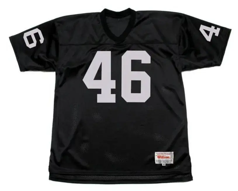 TODD CHRISTENSEN Oakland Raiders 1983 Throwback Home NFL Football Jersey