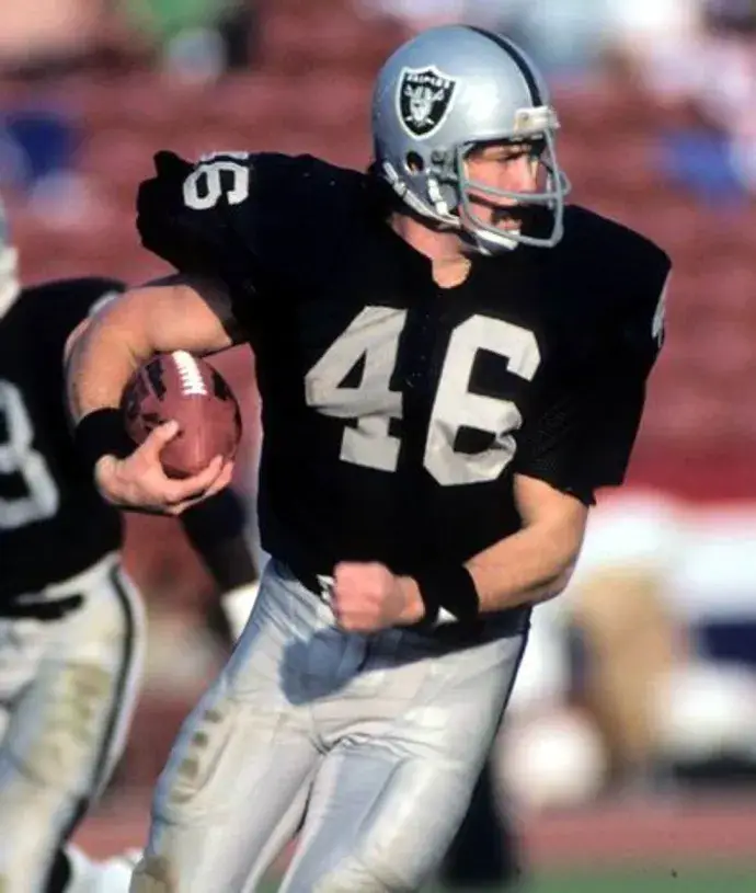 TODD CHRISTENSEN Oakland Raiders 1983 Throwback Home NFL Football Jersey 