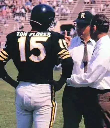 TOM FLORES Oakland Raiders 1960 Throwback Home Football Jersey 