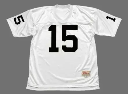 TOM FLORES Oakland Raiders 1966 Throwback Away Football Jersey